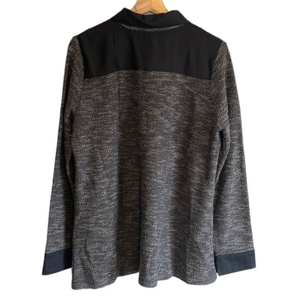 SOFT Surroundings Knit‎ Button Down Cardigan Women’s Size Large Beaded Gray - Picture 4 of 6